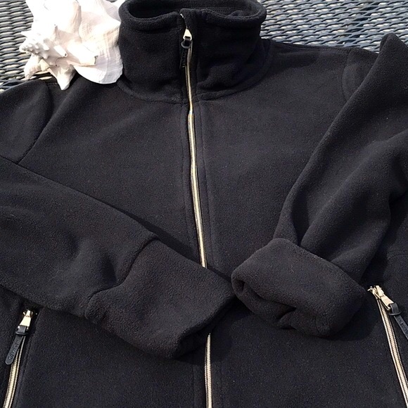 NWT Calvin Klein Black Zip Front Performance Fleece Jacket Size Medium - Picture 13 of 14